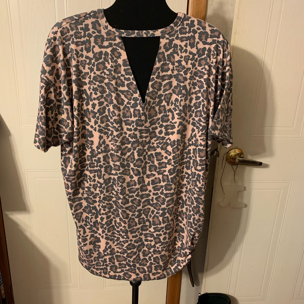 Crazy train leopard shirt